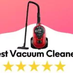 removing dust with a vacuum cleaner