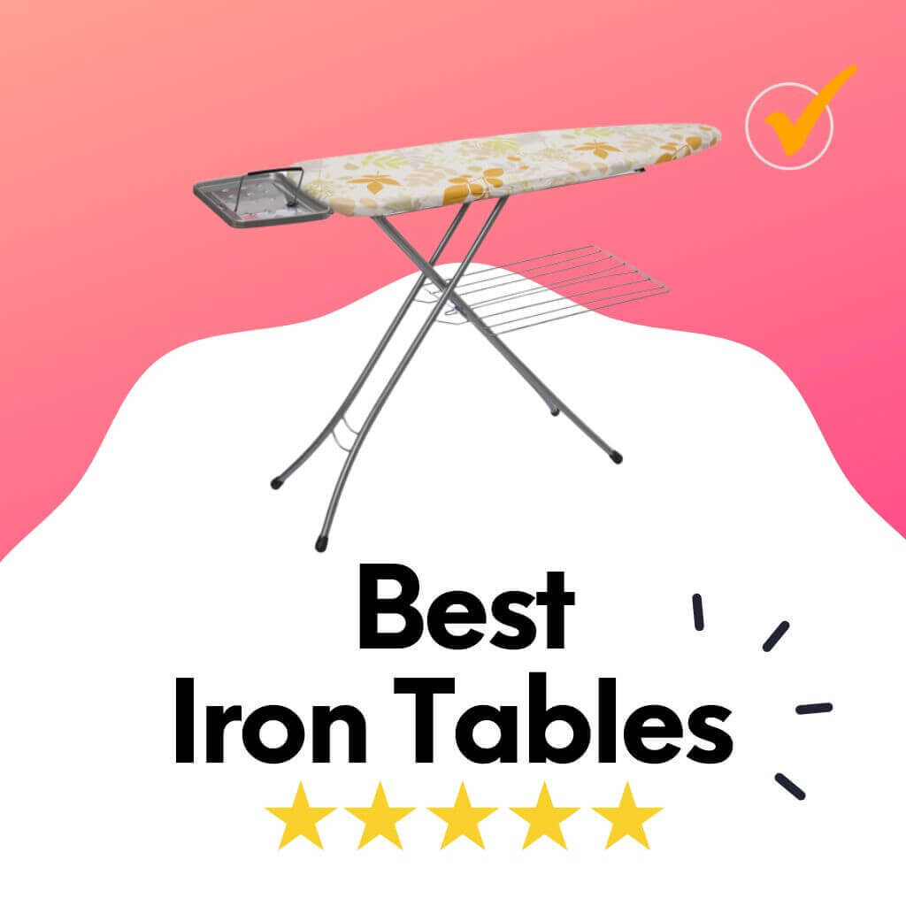 iron table used while ironing clothes