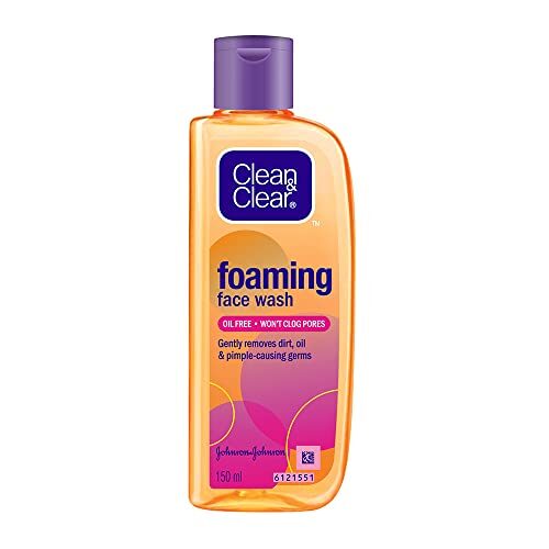 Clean & Clear Foaming Face Wash For Oily Skin, 150ml