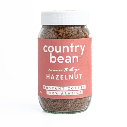 Country Bean Hazelnut Flavoured Instant Coffee Powder, 100 G