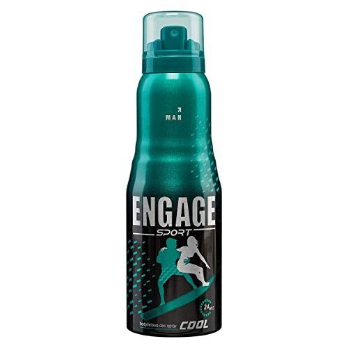 Engage Sport Cool Deodorant For Men, Citrus and Aqua, Skin Friendly, 150ml