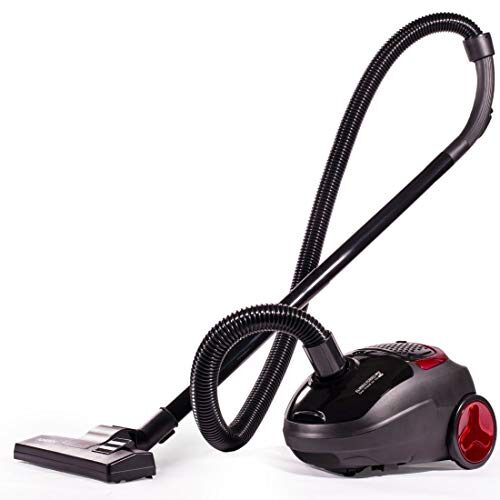 Eureka Forbes Trendy Zip Vacuum Cleaner with 1000 Watts Powerful Suction Control, Reusable dust Bag, comes with multiple accessories, dust bag full indicator (Black)