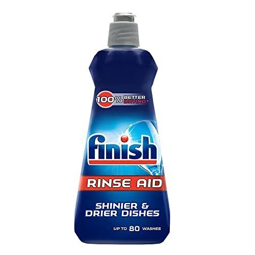 Finish Dishwasher Rinse Aid Liquid, Shine & Dry - 400ml