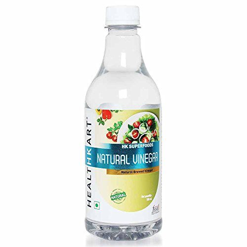 HealthKart Natural White Vinegar, 0.5 L Unflavoured