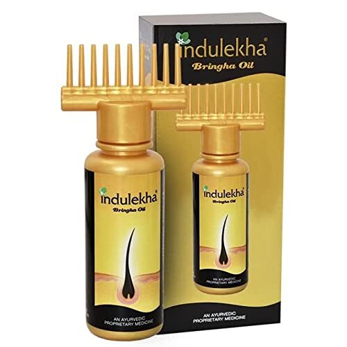 Indulekha Bringha Oil, Reduces Hair Fall And Grows New Hair, 100% Ayurvedic Oil, 100 ml