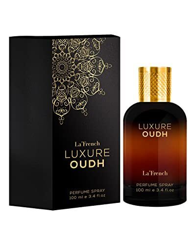La French Luxure Oud Eau De Parfum | Premium Luxury Perfume | Long Lasting Fragrance Scent | EDP Perfume - Blended with Oud, Rose and Agarwood Suitable for All Skin Types Ideal for Men100ml