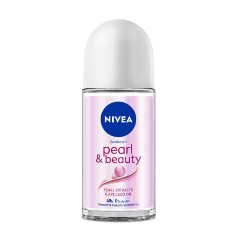 NIVEA Deodorant Roll On, Pearl & Beauty For Women 50ml