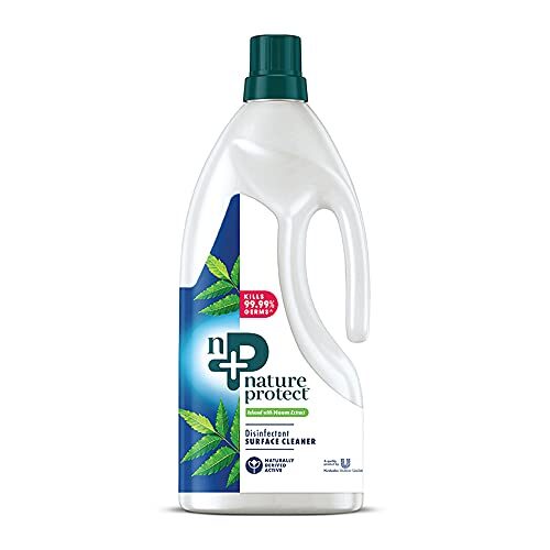 Nature Protect Disinfectant Floor Cleaner, With Neem, For Floors & Surfaces, Kills Germs & Viruses, 1.8L
