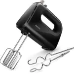 Philips HR3705/10 300 Watt Lightweight Hand Mixer, Blender with 5 Speed Control Settings, Stainless Steel Accessories and 2 Years Warranty