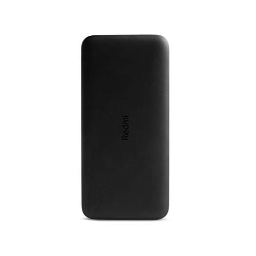 Redmi 20000mAh Lithium Polymer Power Bank, USB Type C and Micro USB Ports, 18W Fast Charging, Low Power Mode, (Black)