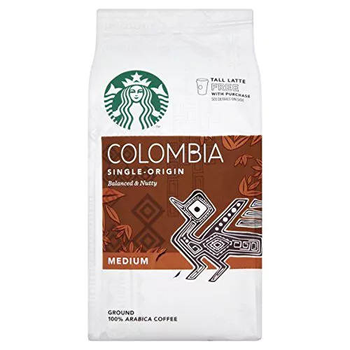Starbucks Colombia Medium Roast and Ground 200 g