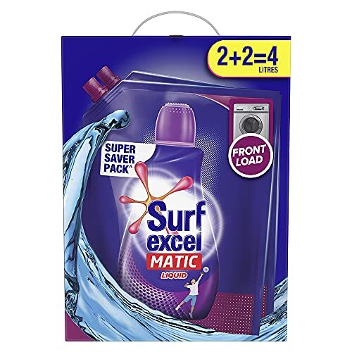 Surf Excel Matic Liquid Detergent Front Load 2+2 ltr Carton