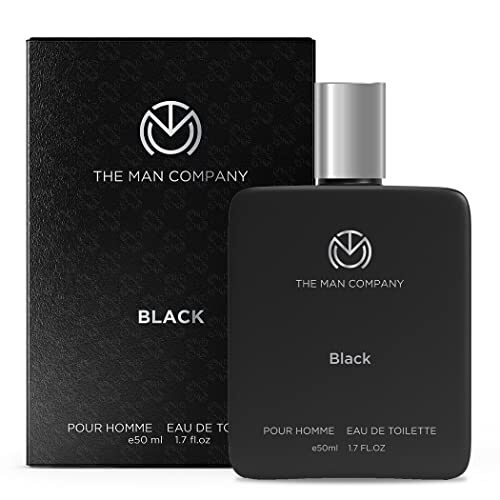 The Man Company Black EDT Perfume Rakhi Gift For Men - 50ml | Premium Long Lasting Fragrance Spray | Rakshabandhan Gift for Brother
