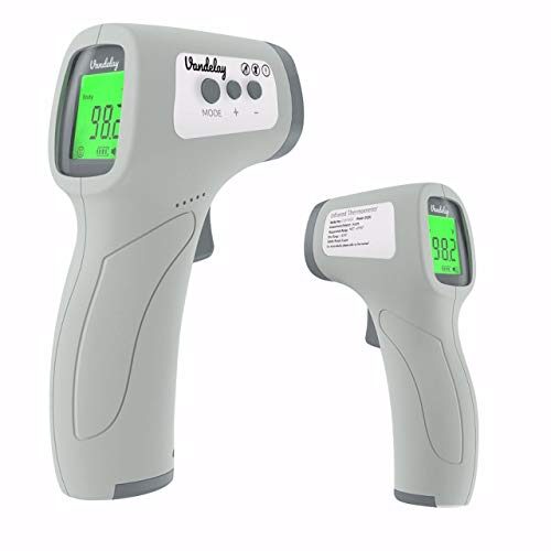 Vandelay Infrared Thermometer CQR-T800 - Made In India, Non Contact IR Thermometer, Forehead Temperature Gun