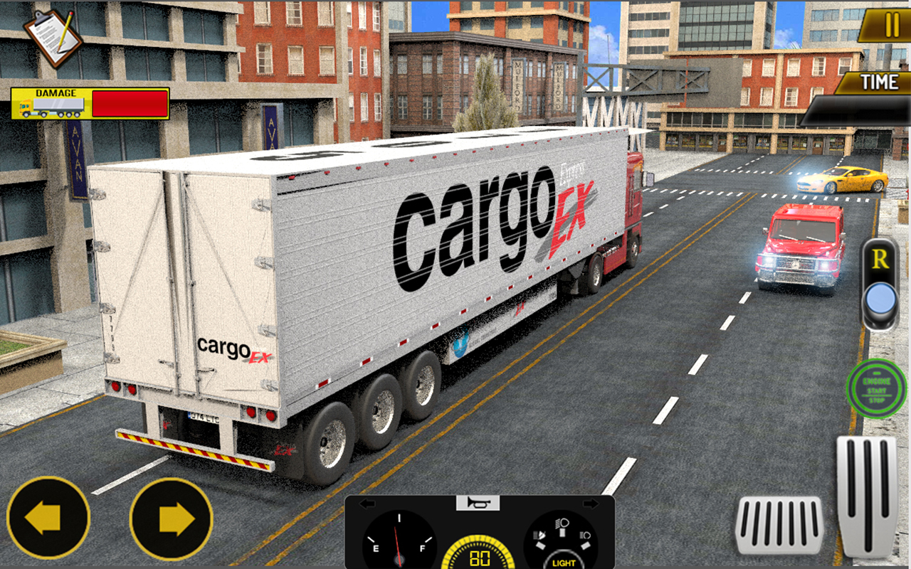cargo transport simulator game poster