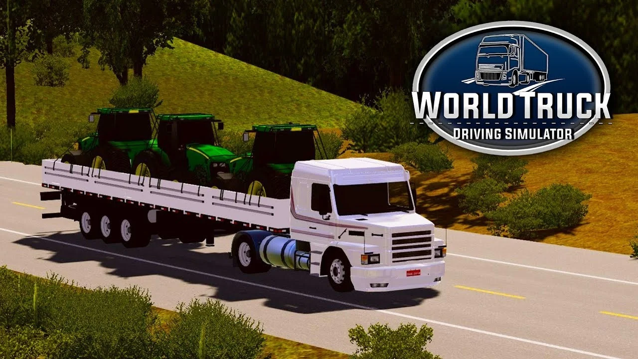 world truck driving simulator game poster