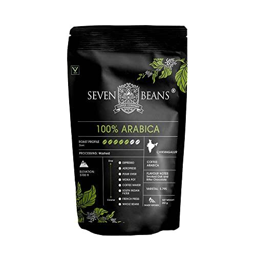 seven beans coffee dark roast single origin coffee pouch