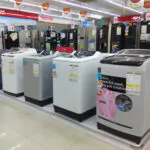 large variety of washing machines to choose from.