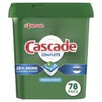 Cascade Complete ActionPacs Dishwasher Detergent (78 Count)