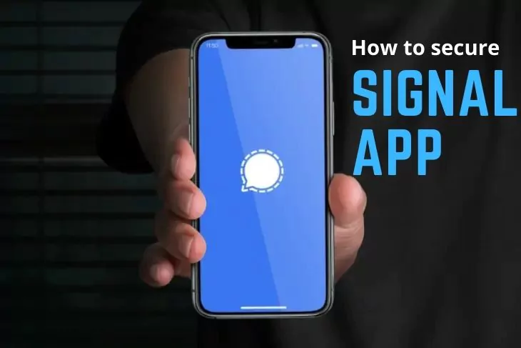 how to secure the signal app