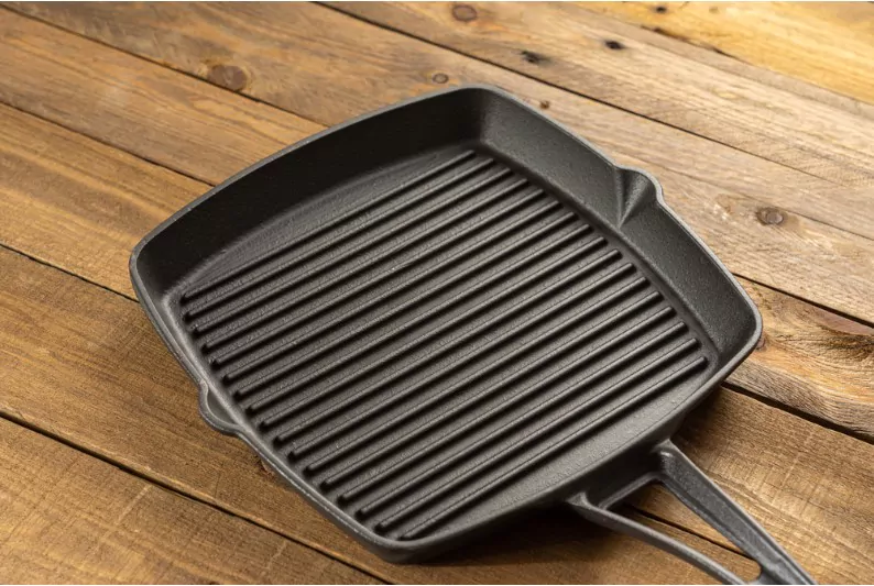 cast iron grilled pan