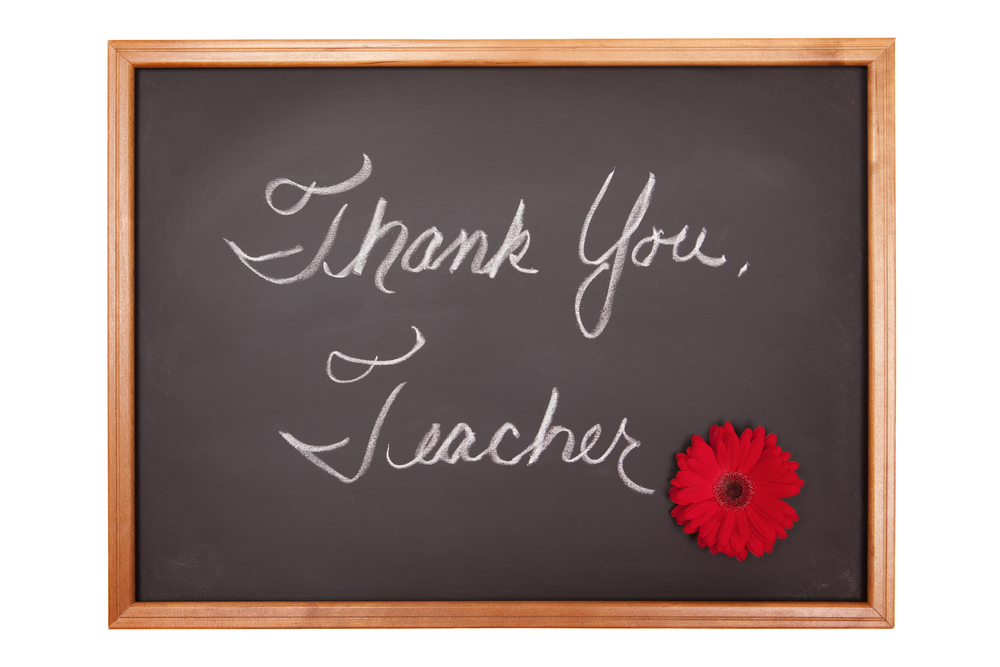 short thank you note to teacher