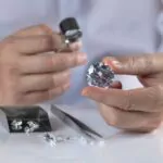 how to identify raw diamond