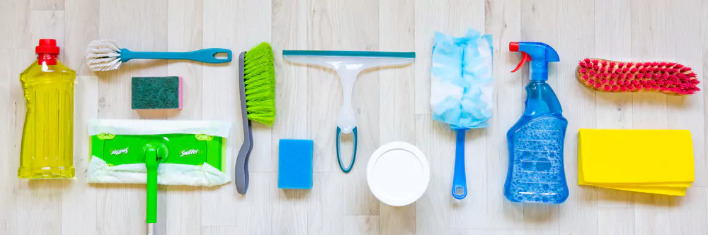 tools and materials for cleaning