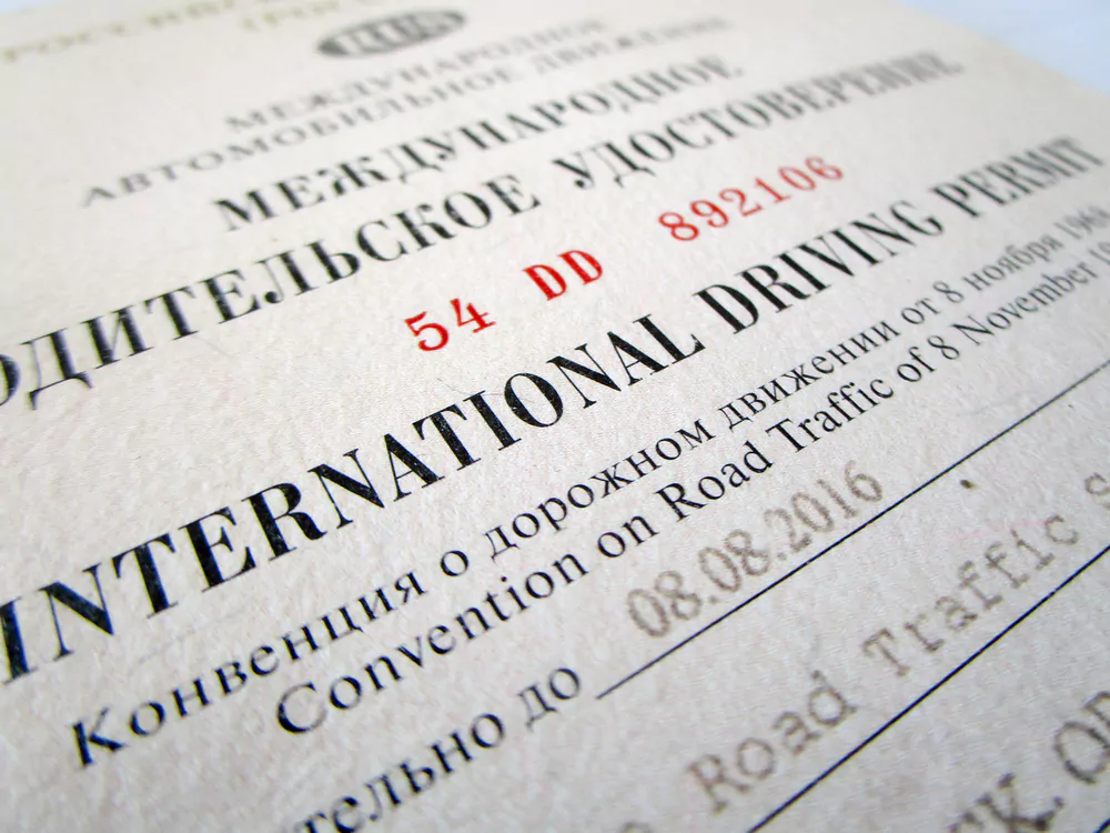 international driving license