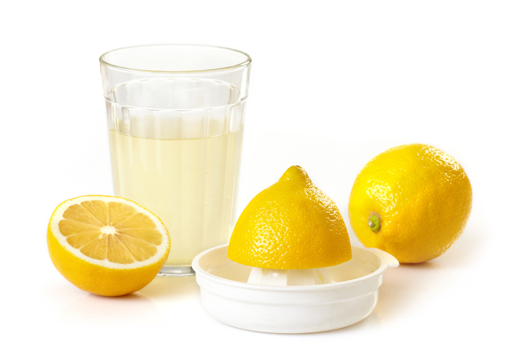 glycerin and lemon juice