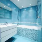 clean and fresh smelling bathroom with blue interior
