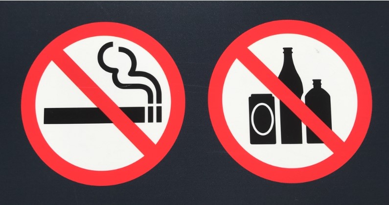 avoid smoking and limit alcohol consumption