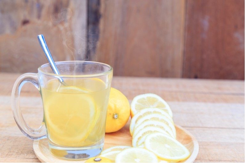 warm lemon water