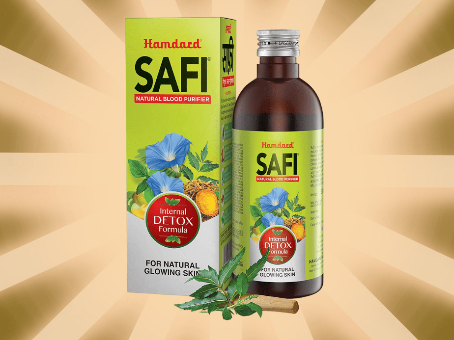 a bottle of safi blood purifier