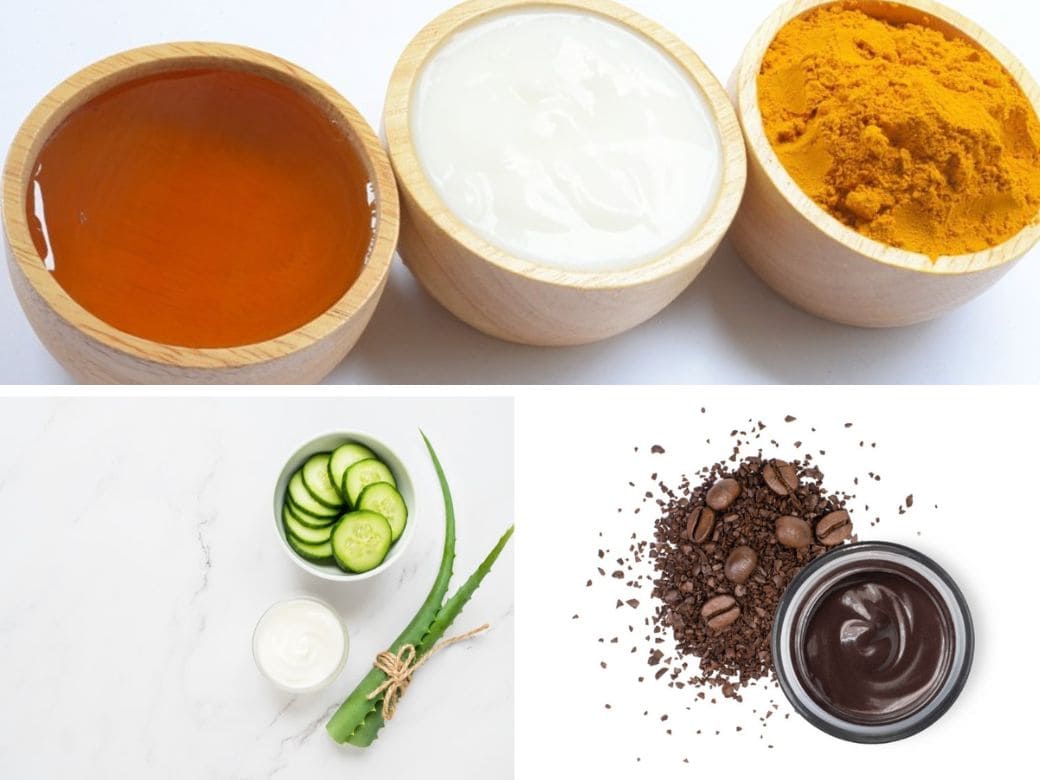 different face masks ingredients for glowing skin