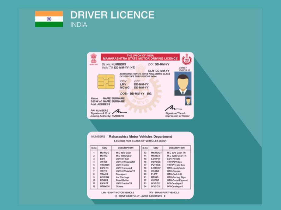 driving licence in india