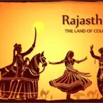 illustration depicting the culture of rajasthan