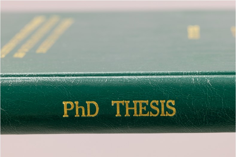 a phd thesis in green cover