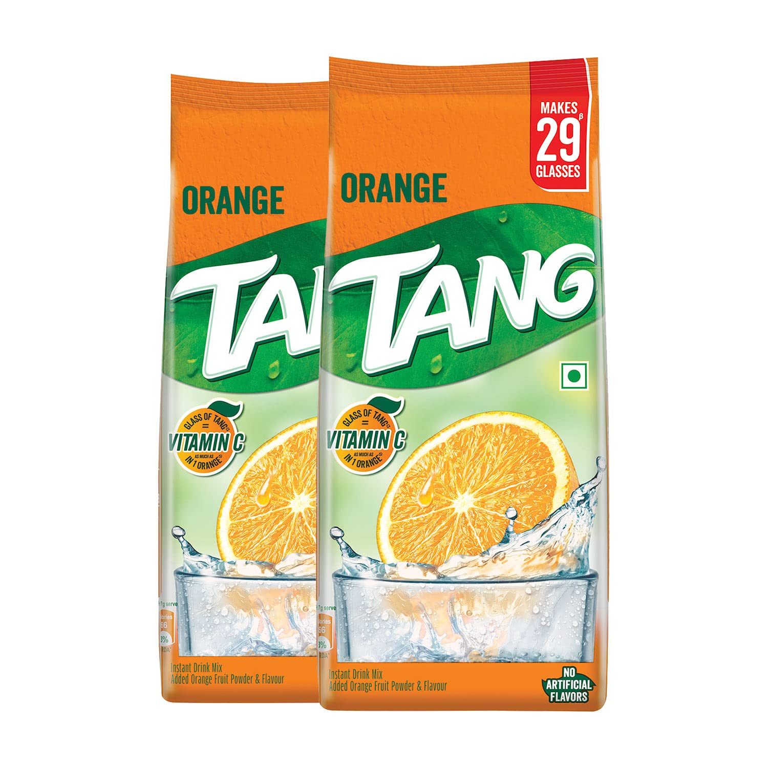 Tang Orange Instant Drink Mix (Pack of 2)