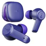 boAt Airdopes 413ANC True Wireless in Ear Earbuds with Active Noise Cancellation, 2 Mics ENx Tech, Signature Sound, Touch Gesture, 20 Hours Playback, ASAP Charge & Ambient Mode(Verve Purple)