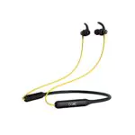 boAt Rockerz 335 Bluetooth in Ear Neckband with Qualcomm aptX & CVC, Upto 30 Hours Playback, ASAP Charge, Signature Sound, IPX5 and BTv5.0(Yellow)