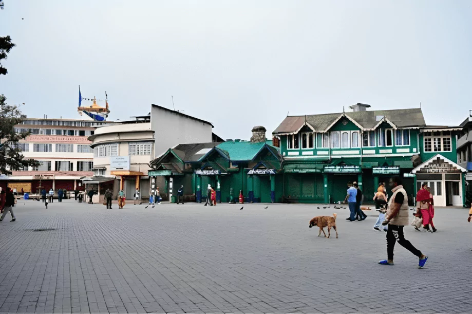 darjeeling mall a historical public square in the victoria era hill resort town of darjeeling