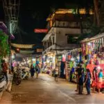 nightlife & street shops of goa