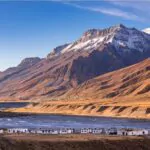 panoramic landscape of spiti valley