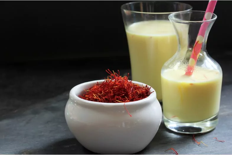 saffron milk for ramadan fasting