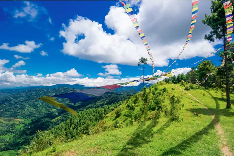 valley of kathmandu nepal during summer