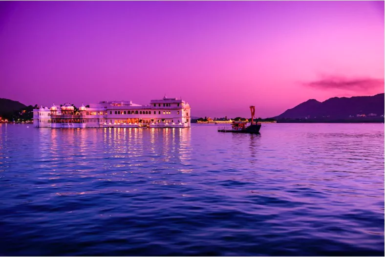 the lake palace rajasthan in winter