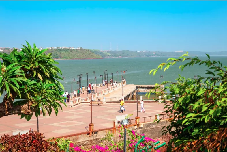dona paula cape is a viewpoint in panjim city in goa state of india