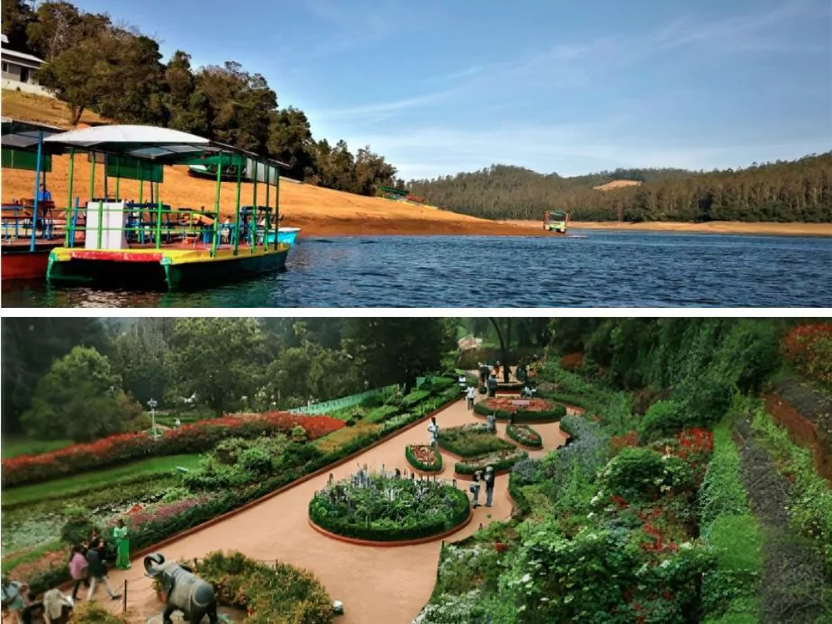 ooty lake and botanical garden in ooty