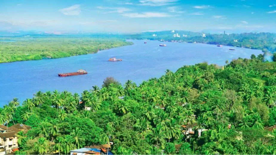lovely view of the mandovi river
